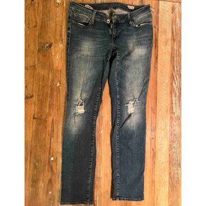 Mavi Emma Distressed Slim Boyfriend Jeans